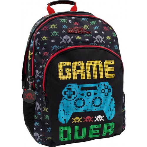 Diakakis imports Backpack  Energy 33X16x45cm 3Cases Game Over 000584507 5205698544804