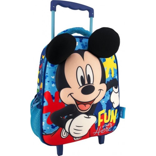 Diakakis imports Backpack Trolley 27Χ10χ31 2Cases Mickey Fun Sts Here 000563122 5205698561559