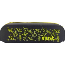 Diakakis imports Silicone Pencil Pouch 20X5x6  Focus Black 4Colors 000584746 5205698567155