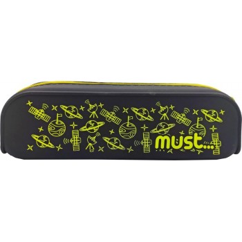 Diakakis imports Silicone Pencil Pouch 20X5x6  Focus Black 4Colors 000584746 5205698567155