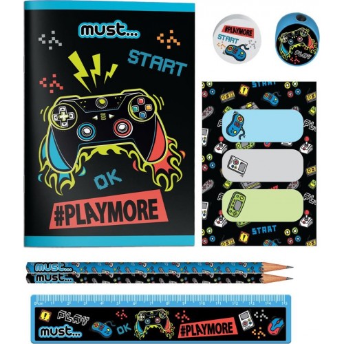 Diakakis imports Stationery Set In Pvc Bag Play More 000584597 5205698552335
