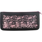 Diakakis imports Silicone Pencil Pouch 21X10cm  Focus Flat Black 4Colors 000584747 5205698567193