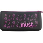 Diakakis imports Silicone Pencil Pouch 21X10cm  Focus Flat Black 4Colors 000584747 5205698567193