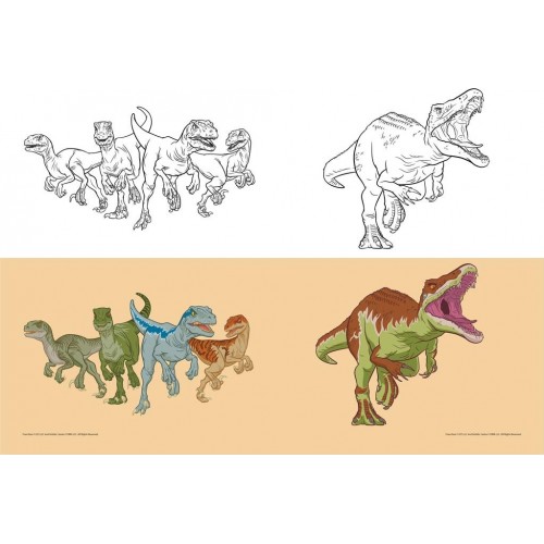 Diakakis imports Stiched Notebook 17X25 Jurassic 40Sh 2Designs 000570877 5205698558498