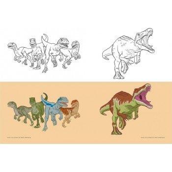 Diakakis imports Stiched Notebook 17X25 Jurassic 40Sh 2Designs 000570877 5205698558498