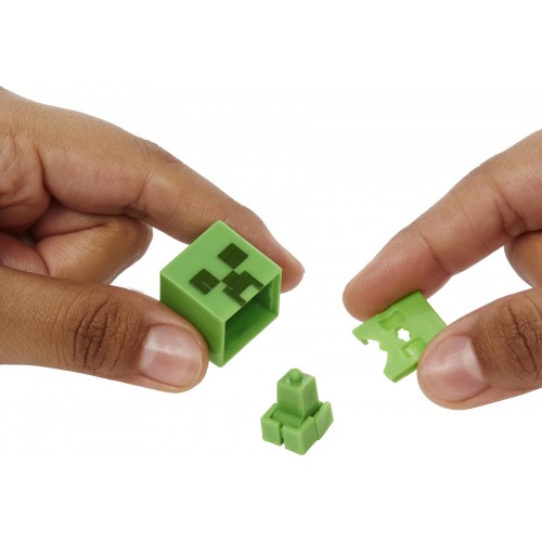 Mattel minecraft - mob head μινι φιγουρες Creeper HDV64 / HDV79 194735032594
