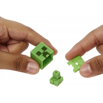 Mattel minecraft - mob head μινι φιγουρες Creeper HDV64 / HDV79 194735032594