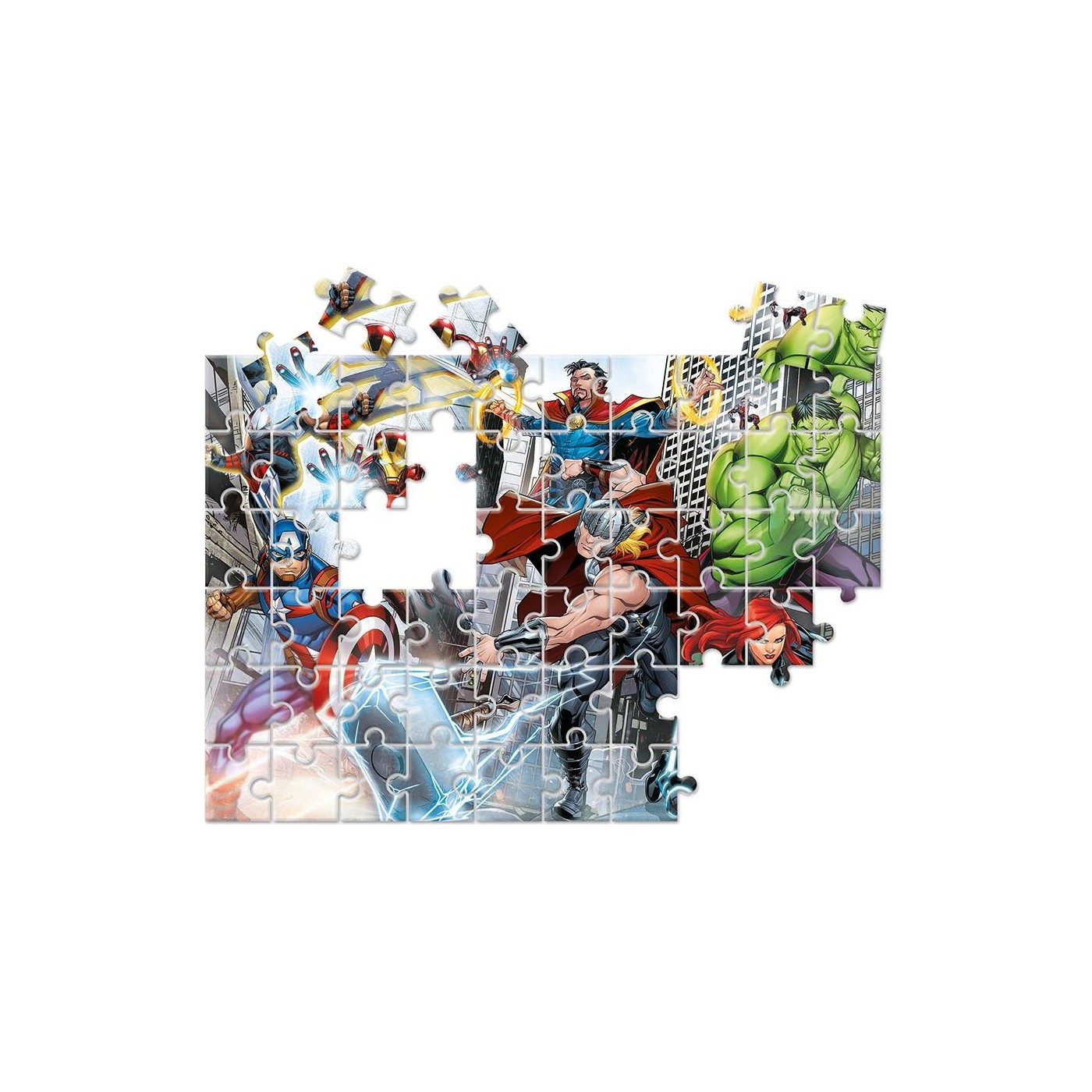 Clementoni Supercolor Marvel Avengers-60 Pieces-Jigsaw Puzzle For Kids ...