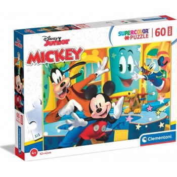 Clementoni Disney Mickey Supercolor Mickey-60 Maxi Pieces-Jigsaw Puzzle 1200-26473 8005125264735