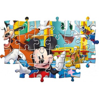 Clementoni Disney Mickey Supercolor Mickey-60 Maxi Pieces-Jigsaw Puzzle 1200-26473 8005125264735
