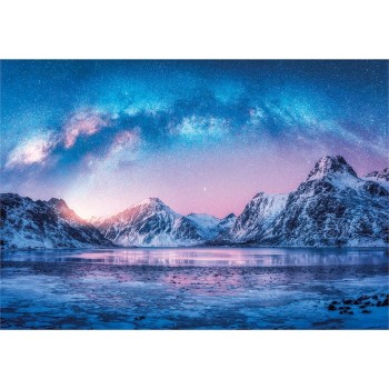 Clementoni Peace Light Blue 500 Pieces, Made In Italy, Jigsaw Puzzle For Adults, Multicolor, Medium 1220-35116 8005125351169