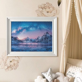 Clementoni Peace Light Blue 500 Pieces, Made In Italy, Jigsaw Puzzle For Adults, Multicolor, Medium 1220-35116 8005125351169