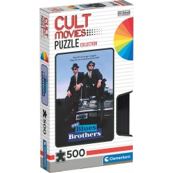 Clementoni Cult Movies Blues Brothers 500 Pieces, Made In Italy Οι Ατσίδες Με Τα Μπλε 1220-35109 8005125351091