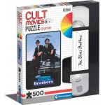 Clementoni Cult Movies Blues Brothers 500 Pieces, Made In Italy, Jigsaw Puzzle For Adults, Multicolor, Medium 1220-35109 8005125