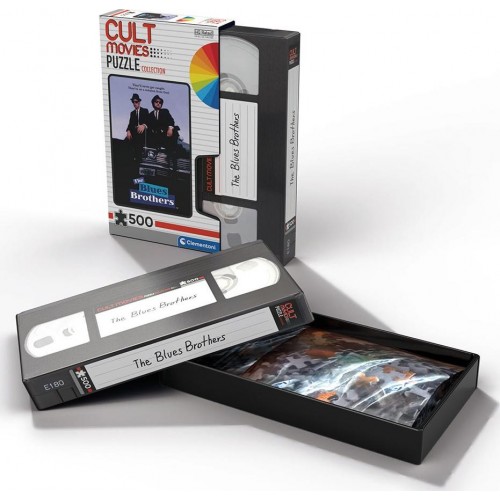 Clementoni Cult Movies Blues Brothers 500 Pieces, Made In Italy, Jigsaw Puzzle For Adults, Multicolor, Medium 1220-35109 8005125