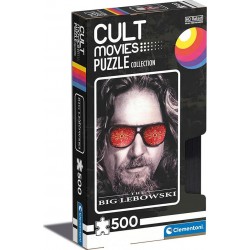 Clementoni Cult Movies Big Lebowsky 500 Pieces, Made In Italy, Jigsaw Puzzle For Adults, Multicolor, Medium 1220-35113 800512535