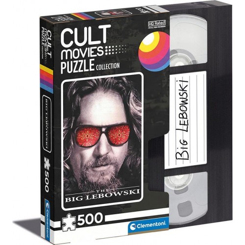 Clementoni Cult Movies Big Lebowsky 500 Pieces, Made In Italy, Jigsaw Puzzle For Adults, Multicolor, Medium 1220-35113 800512535