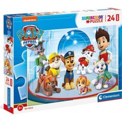 Clementoni Paw Patrol Supercolor Maxi Puzzle For Children - 24 Pieces, Ages 3 Years Plus 1200-24211 8005125242115