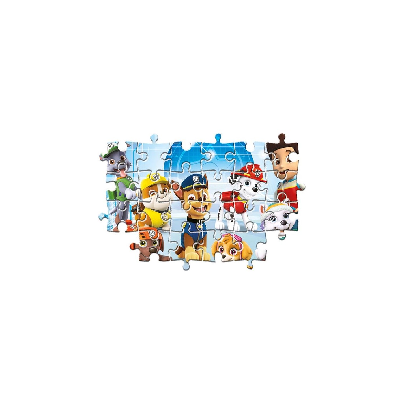 Clementoni Paw Patrol Supercolor Maxi Puzzle For Children - 24 Pieces ...
