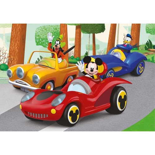 Clementoni Disney Mickey Supercolor Mickey-24 Maxi Pieces-Jigsaw Puzzle 1200-24229 8005125242290