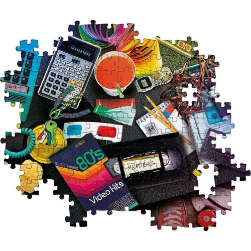 Clementoni Collection 80S Nostalgia 1000 Pieces, Made In Italy, Jigsaw Puzzle 1220-39649 8005125396498