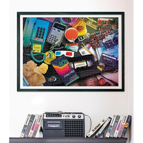 Clementoni Collection 80S Nostalgia 1000 Pieces, Made In Italy, Jigsaw Puzzle For Adults, Multicolor, Medium 1220-39649 80051253