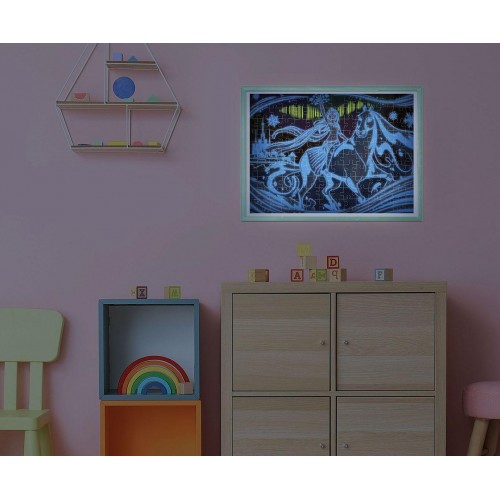 Clementoni Lights Collection-Disney Frozen 2, Glow In The Dark-104 Pieces 1210-27548 8005125275489