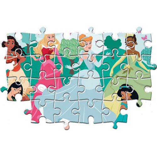 Clementoni Disney Princess Supercolor Princess-104 Maxi Pieces-Jigsaw ...