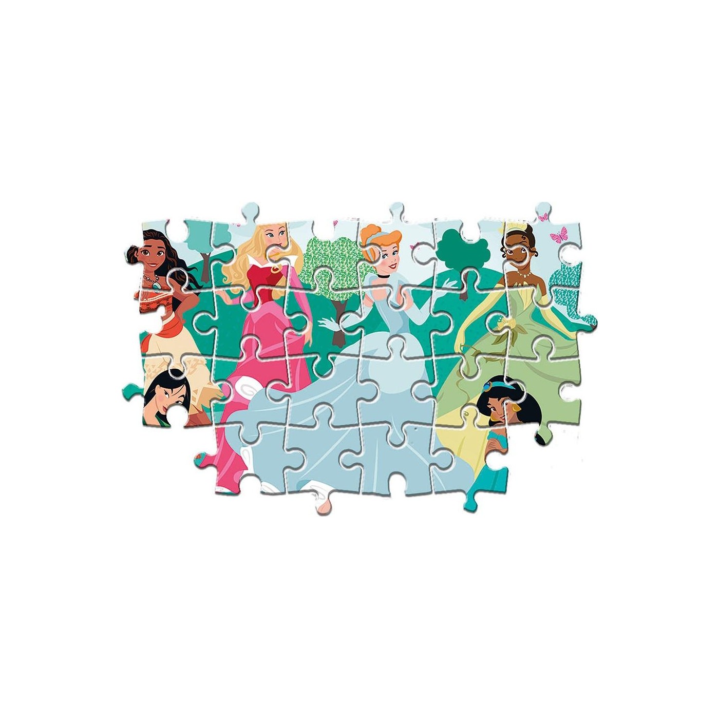 Clementoni Disney Princess Supercolor Princess-104 Maxi Pieces-Jigsaw ...