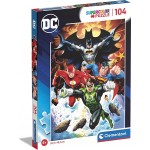 Clementoni Supercolor Dc Comics Justice League-104 Pieces-Jigsaw Puzzle 1210-25723 8005125257232