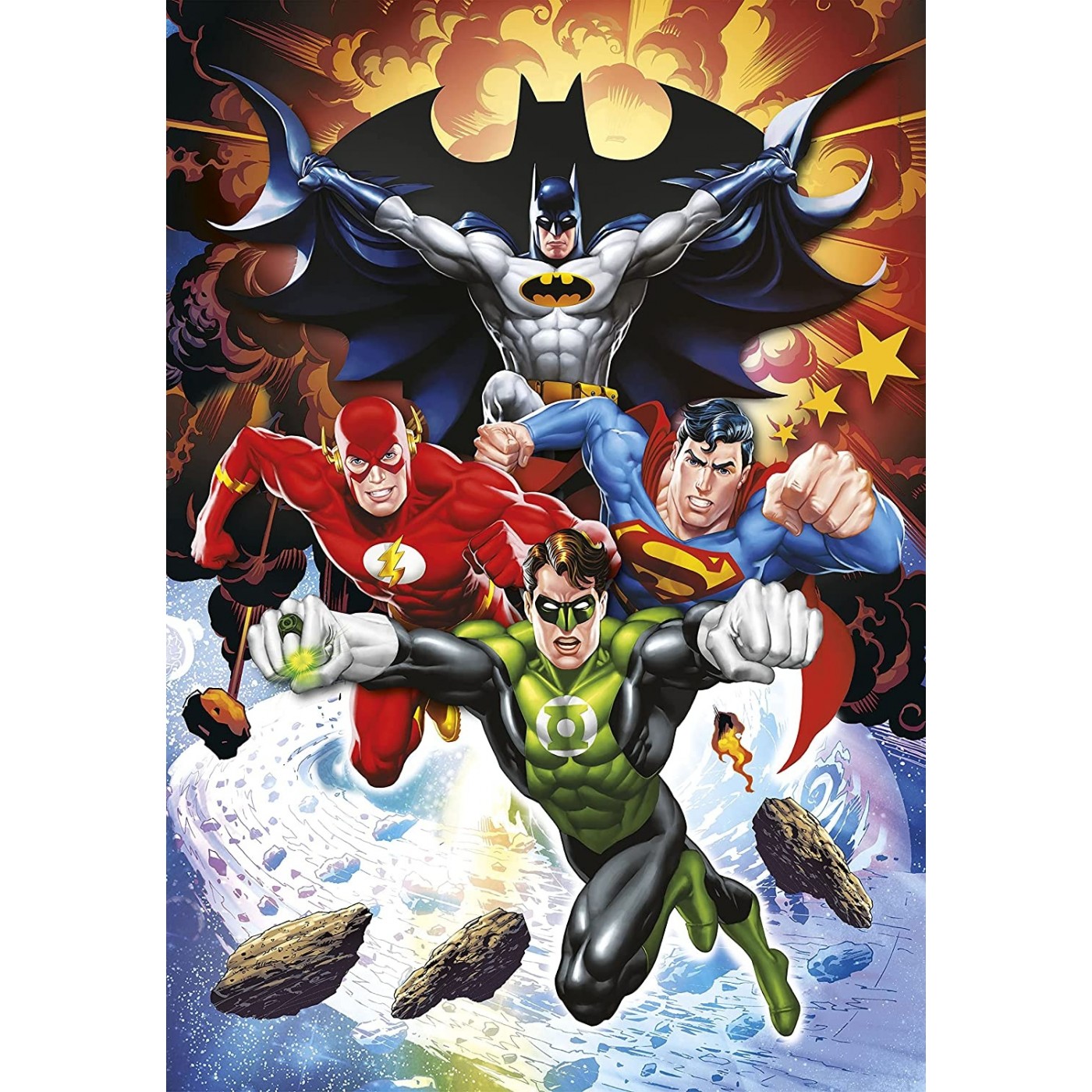 Clementoni Supercolor Dc Comics Justice League-104 Pieces-Jigsaw Puzzle ...