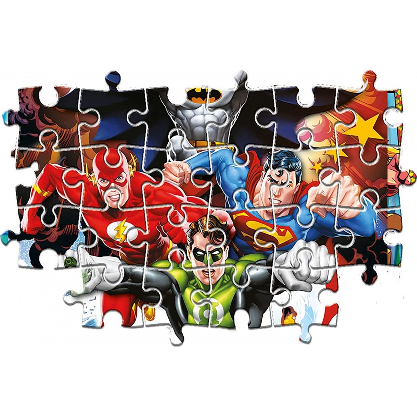 Clementoni Supercolor Dc Comics Justice League-104 Pieces-Jigsaw Puzzle ...