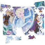 Clementoni Frozen 2 Supercolor Disney 2-104 Pieces-Jigsaw Puzzle For Kids Age 6, Multicolor, Medium 1210-25737 8005125257379