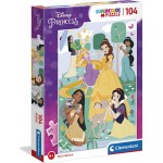 Clementoni Disney Princess Supercolor Princess-104 Πριγκίπισσες 1210-25736 8005125257362