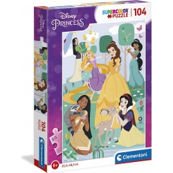 Clementoni Disney Princess Supercolor Princess-104 Πριγκίπισσες 1210-25736 8005125257362