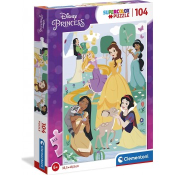 Clementoni Disney Princess Supercolor Princess-104 Πριγκίπισσες 1210-25736 8005125257362