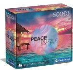 Clementoni Peace Living The Present 500 Pieces, Made In Italy, Jigsaw Puzzle For Adults, Multicolor, Medium 1220-35120 800512535
