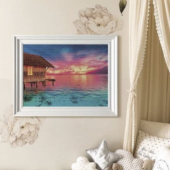Clementoni Peace Living The Present 500 Pieces, Made In Italy, Jigsaw Puzzle For Adults, Multicolor, Medium 1220-35120 800512535