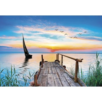 Clementoni Peaceful Wind 500 Pieces, Made In Italy, Jigsaw Puzzle For Adults, Multicolor, Medium 1220-35121 8005125351213