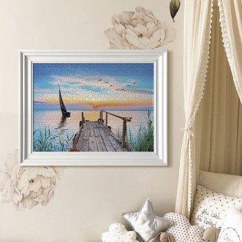 Clementoni Peaceful Wind 500 Pieces, Made In Italy, Jigsaw Puzzle For Adults, Multicolor, Medium 1220-35121 8005125351213