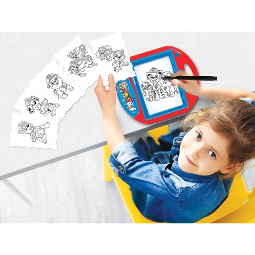 Lexibook Paw Patrol Drawing Projector, 4 Tampons, 10 Templates, Lighting Screen, 1 Pen Included 25.CR310PA 3380743090689