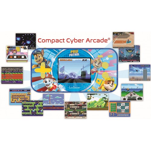 Lexibook Paw Patrol Chase Compact Cyber Arcade Portable Console, 150 Games, Lcd, Battery Operated, Red/Blue 25.JL2367PA 33807430