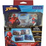 Lexibook Marvel Spider-Man Peter Parker Compact Cyber Arcade Portable Console, 150 Games, Lcd Colour Screen, Battery Operated, B