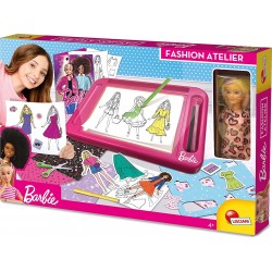 Lisciani Barbie Fashion Workshop With Doll Included - Creative Game For Girls Aged 4 Years 88645 8008324088645