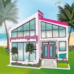 Lisciani Barbie Dream House Holiday Malibu Ονειρεμένη Βίλα Διακοπών με Κούκλα 76932 8008324076932