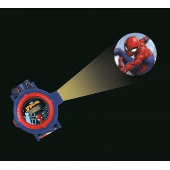 Lexibook Adjustable Projection Watch Digital Screen – 20 Images Of Spider-Man And His Friends 25.DMW050SP 3380743085807