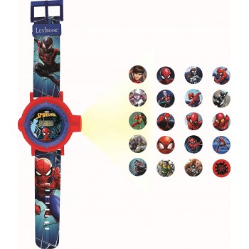 Lexibook Adjustable Projection Watch Digital Screen – 20 Images Of Spider-Man And His Friends 25.DMW050SP 3380743085807