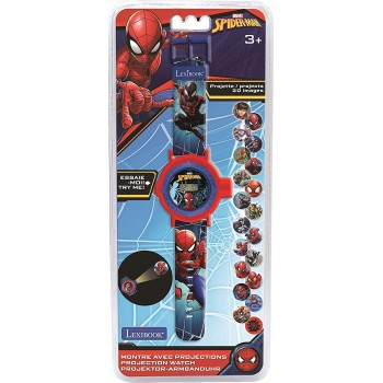 Lexibook Adjustable Projection Watch Digital Screen – 20 Images Of Spider-Man And His Friends 25.DMW050SP 3380743085807