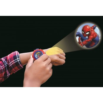 Lexibook Spider-Man Ρυθμιζόμενο Ψηφιακό Ρολόι Χειρός Προβολέας 20 Εικόνες Του Spider-Man 25.DMW050SP 3380743085807