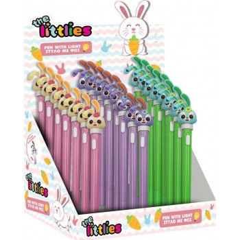 Diakakis imports Pen With Led Light Spin Rabbit The Littlies 000646881 5205698568145
